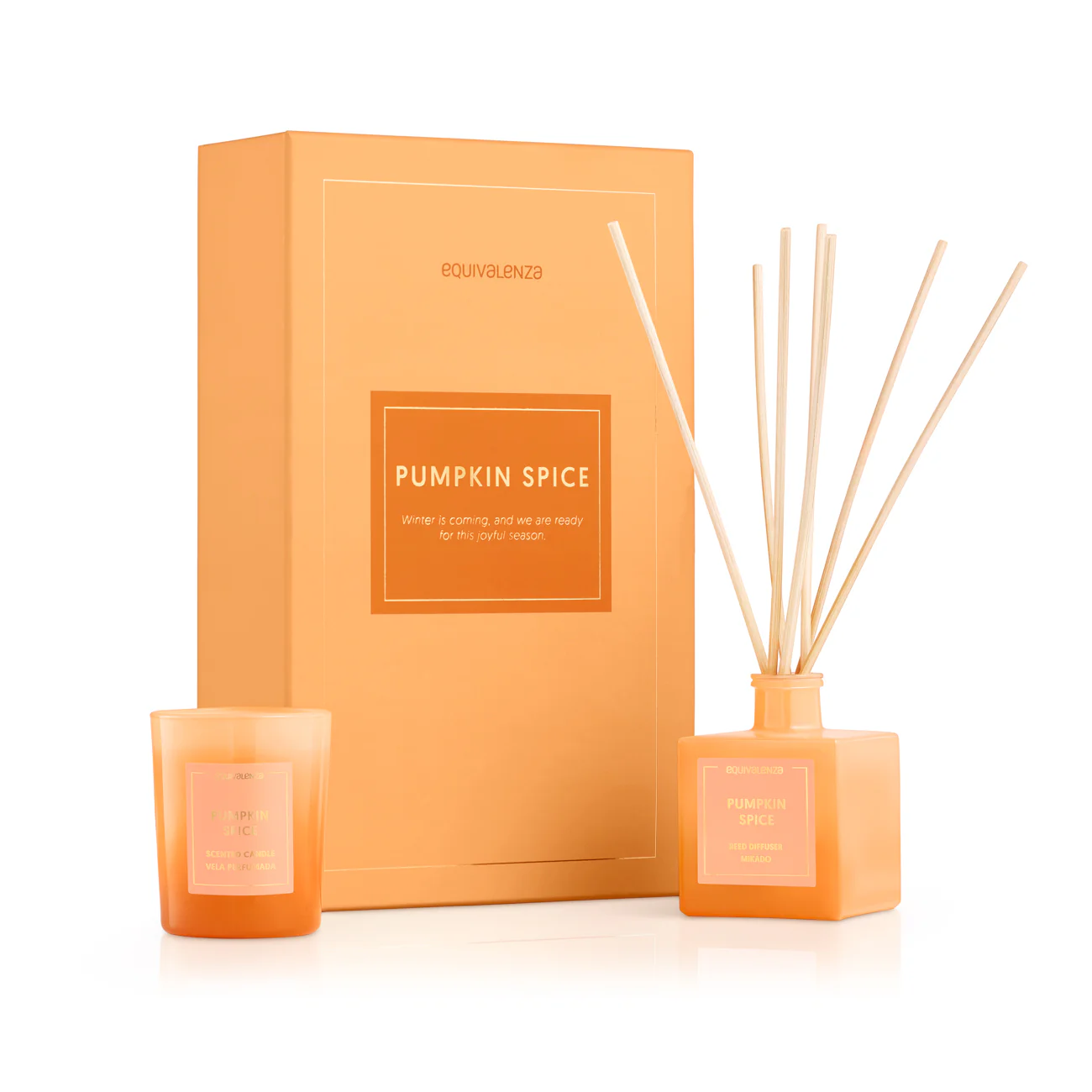 Set Mikado + Bougie Pumpkin Spice - Image 2